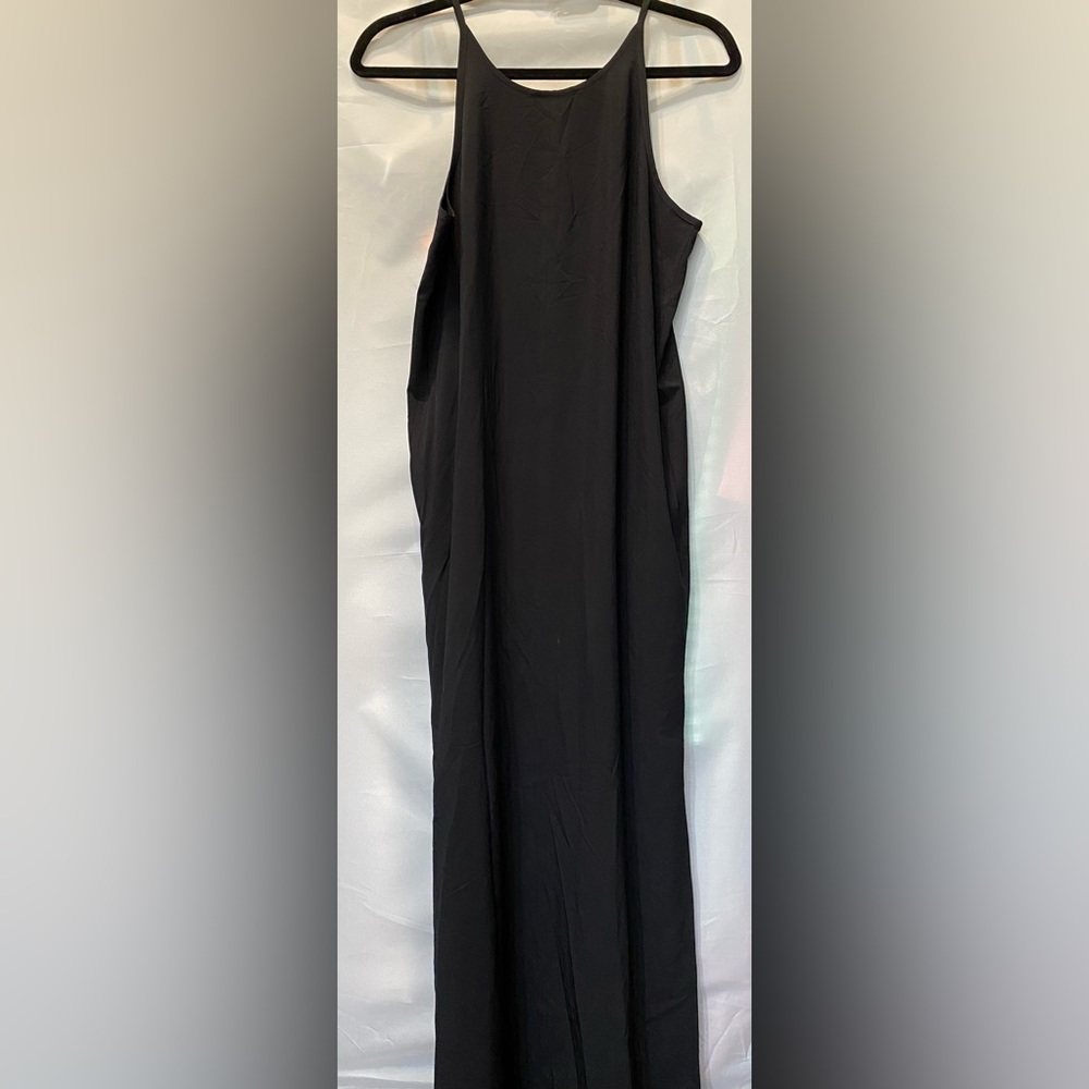 Athleta Black Maxie Dress with Slits Size S